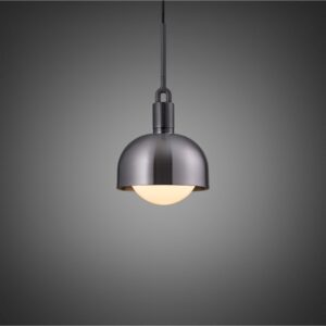 Lampa wisząca z kloszem Forked M z osłoną ową z Mlecznym Kloszem