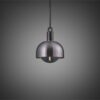 Lampa wisząca z kloszem Forked M z osłoną ową z Dymionym Kloszem