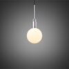 Lampa wisząca Forked M z Mlecznym Kloszem