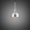 Lampa wisząca Forked M z osłoną ową Srebrną