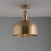 Lampa sufitowa Forked L z osłoną Mosiężną