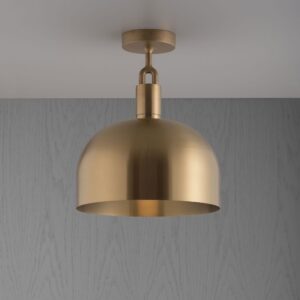 Lampa sufitowa Forked L z osłoną Mosiężną
