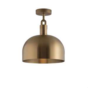 Lampa sufitowa Forked L z osłoną Mosiężną