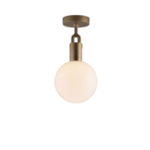 Lampa sufitowa z kloszem Forked M z Mlecznym Kloszem