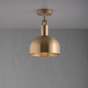 Lampa sufitowa Forked M z osłoną Mosiężną