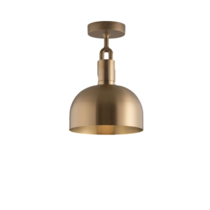Lampa sufitowa Forked M z osłoną Mosiężną
