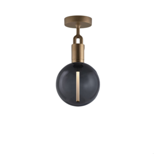 Lampa sufitowa z kloszem Forked M z Dymionym Kloszem