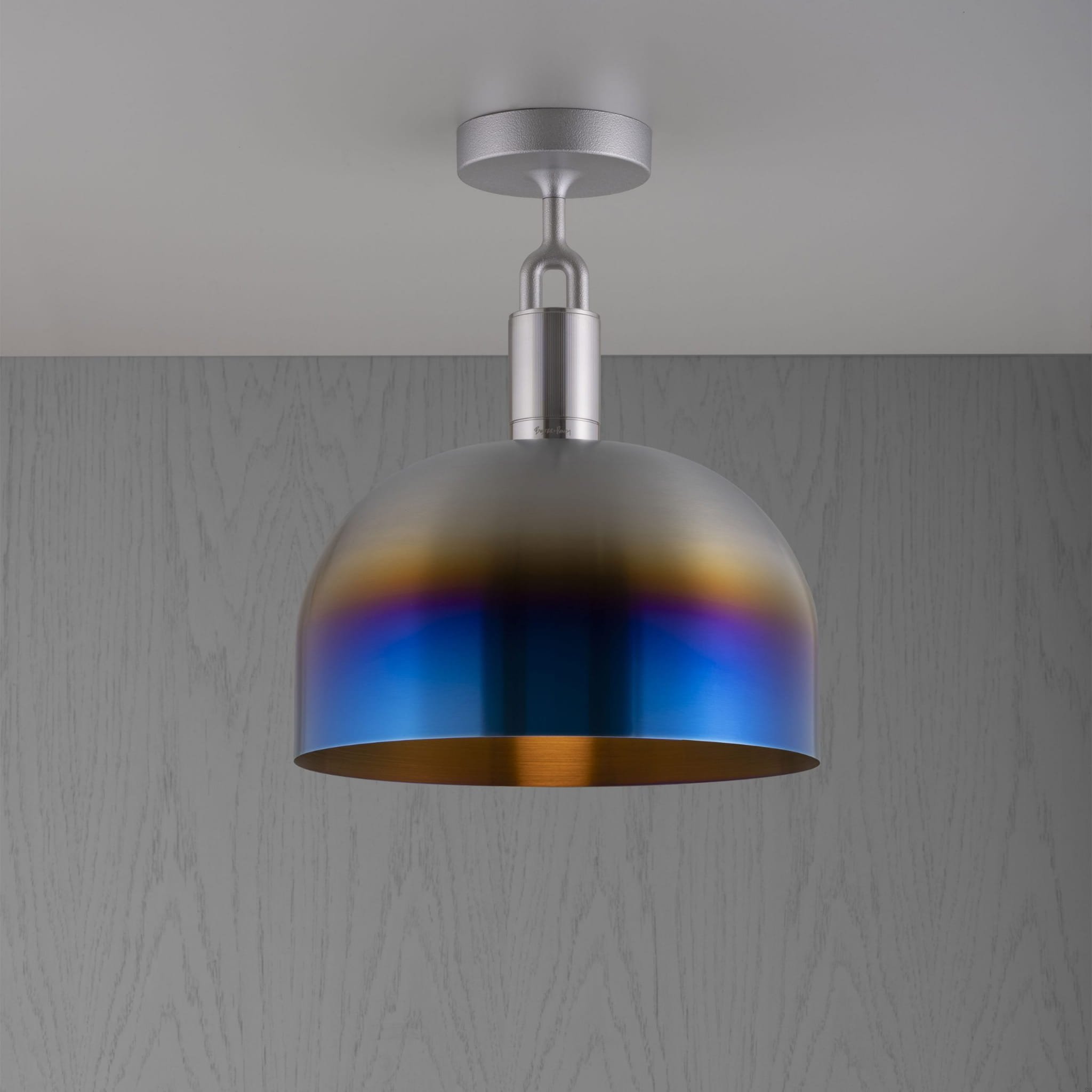 Lampa sufitowa Forked L z osłoną ową
