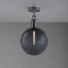 Lampa sufitowa z kloszem Forked L z Dymionym Kloszem