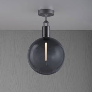 Lampa sufitowa z kloszem Forked L z Dymionym Kloszem