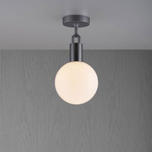Lampa sufitowa z kloszem Forked M z Mlecznym Kloszem