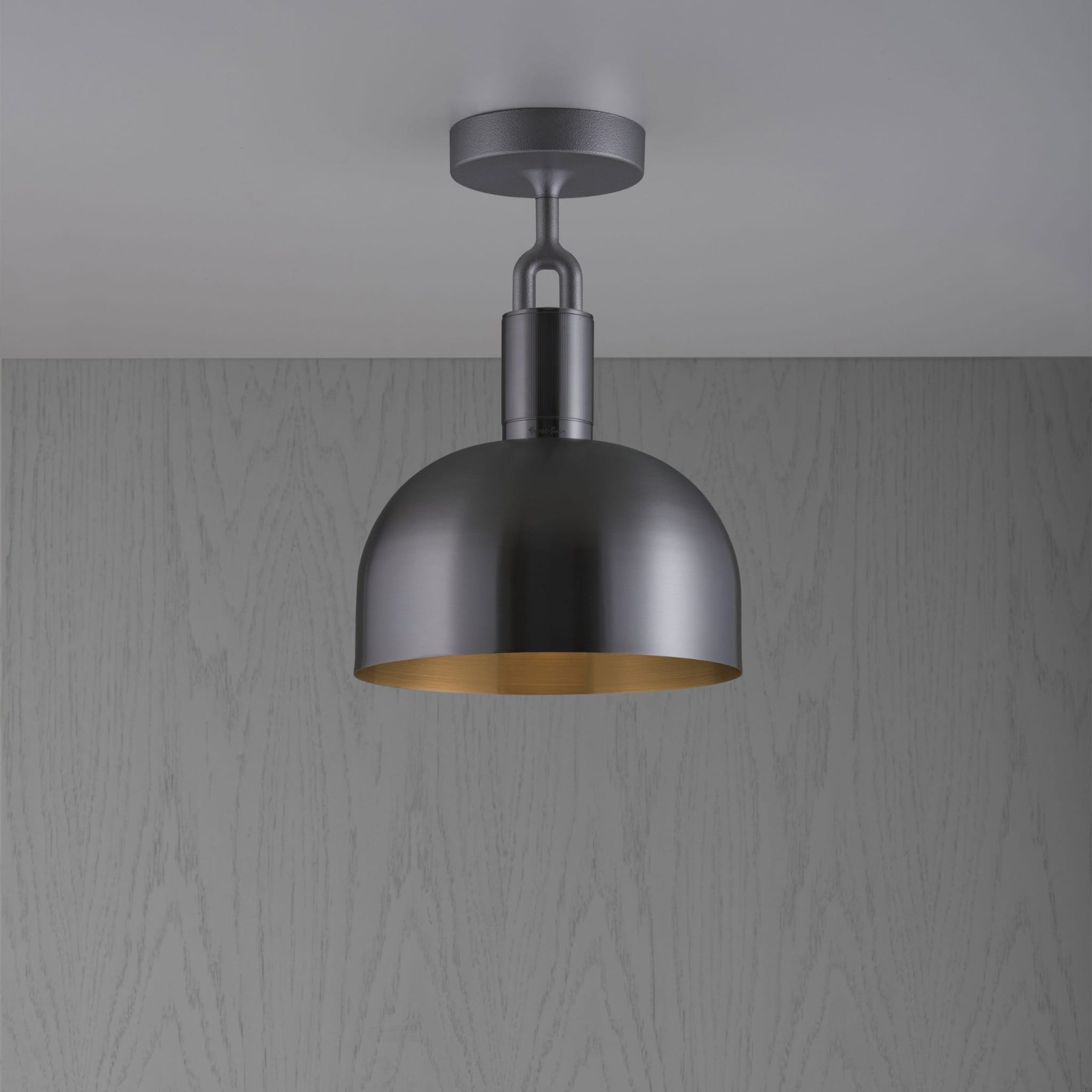 Lampa sufitowa Forked M z osłoną ową