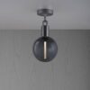 Lampa sufitowa z kloszem Forked M z Dymionym Kloszem