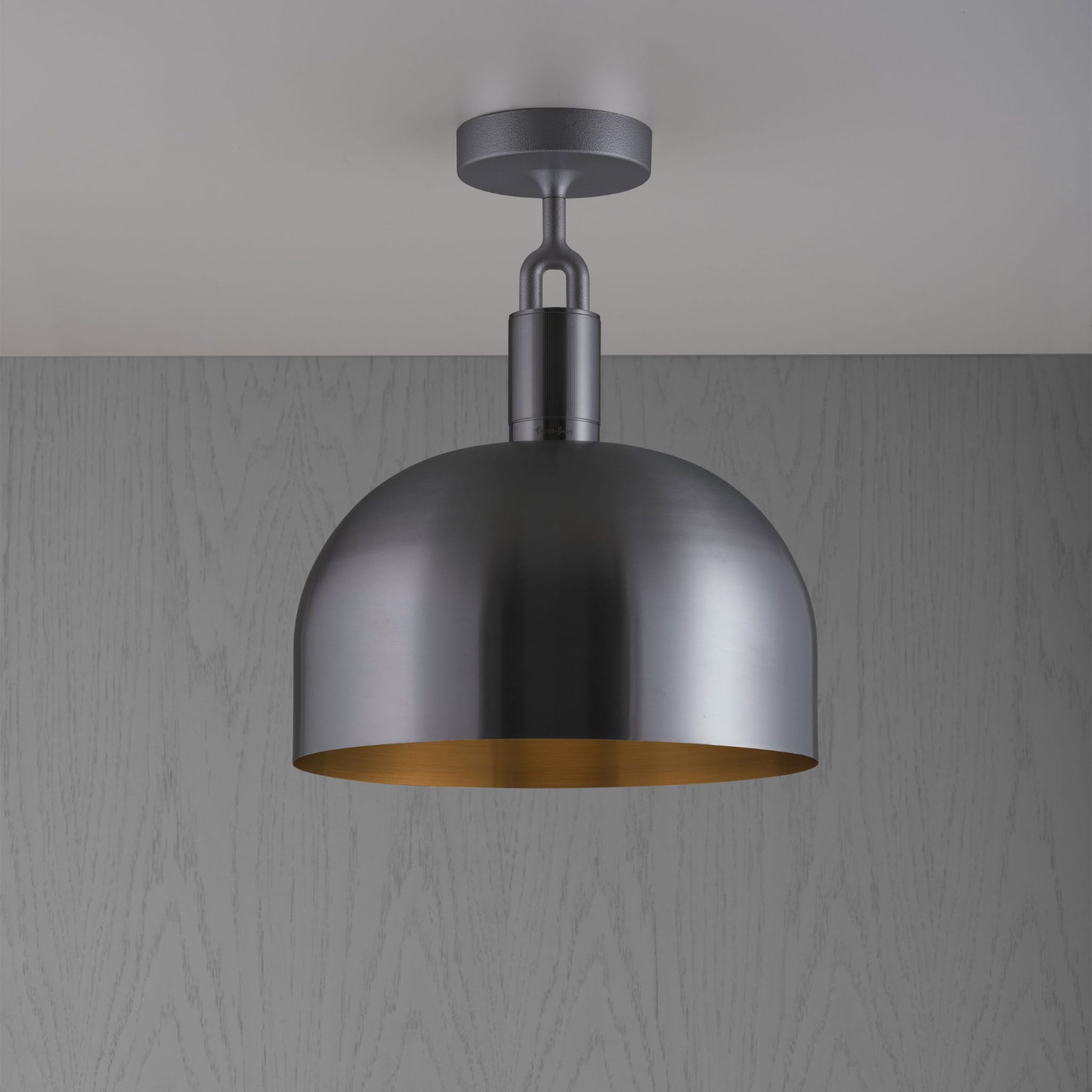 Lampa sufitowa Forked L z osłoną ową