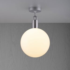 Lampa sufitowa z kloszem Forked L z Mlecznym Kloszem
