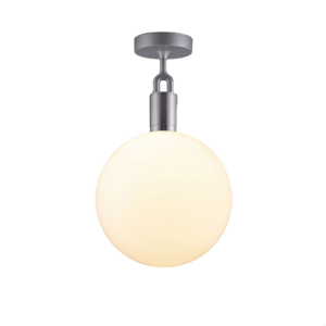 Lampa sufitowa z kloszem Forked L z Mlecznym Kloszem