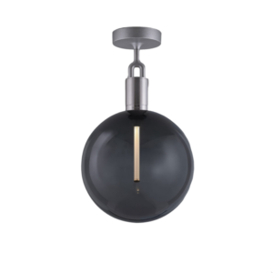 Lampa sufitowa z kloszem Forked L z Dymionym Kloszem