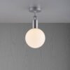 Lampa sufitowa z kloszem Forked M z Mlecznym Kloszem