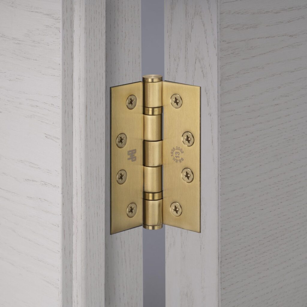 Zawiasy do drzwi Hinge 102 x 76 x 3 mm (zestaw 2 szt.) – Złoty