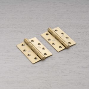 Zawiasy do drzwi Hinge 102 x 76 x 3 mm (zestaw 2 szt.) – Złoty