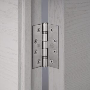 Zawiasy do drzwi Hinge 102 x 76 x 3 mm (zestaw 2 szt.) – Srebrny
