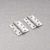 Zawiasy do drzwi Hinge 102 x 76 x 3 mm (zestaw 2 szt.) – Srebrny