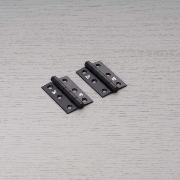 Zawiasy do drzwi Hinge 76 x 51 x 2 mm Welder’s Black (zestaw 2 szt.) – Czarny