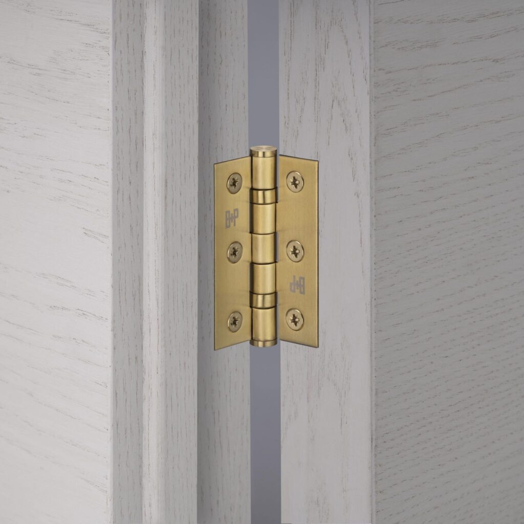 Zawiasy do drzwi Hinge 76 x 51 x 2 mm (zestaw 2 szt.) – Złoty