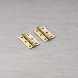 Zawiasy do drzwi Hinge 76 x 51 x 2 mm (zestaw 2 szt.) – Złoty