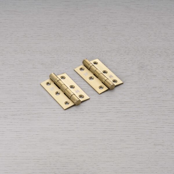 Zawiasy do drzwi Hinge 76 x 51 x 2 mm (zestaw 2 szt.) – Złoty