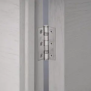 Zawiasy do drzwi Hinge 76 x 51 x 2 mm (zestaw 2 szt.) – Srebrny