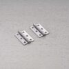 Zawiasy do drzwi Hinge 76 x 51 x 2 mm (zestaw 2 szt.) – Srebrny