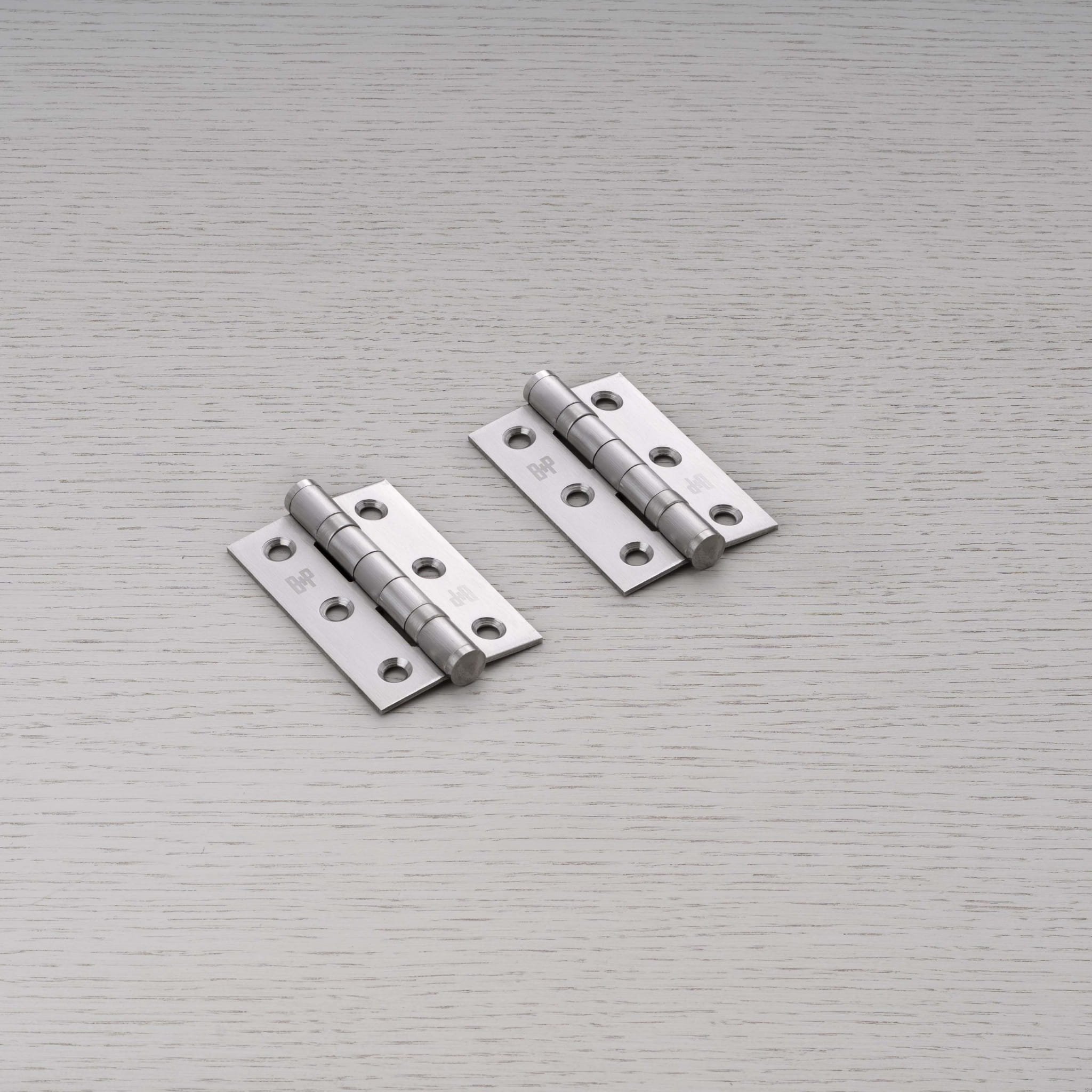 Zawiasy do drzwi Hinge 76 x 51 x 2 mm (zestaw 2 szt.) – Srebrny