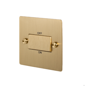 Włącznik izolacyjny wentylatora Isolator Standard Brytyjski – Złoty (UK)