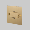 Włącznik izolacyjny wentylatora Isolator Standard Brytyjski – Złoty (UK)