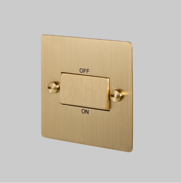 Włącznik izolacyjny wentylatora Isolator Standard Brytyjski – Złoty (UK)