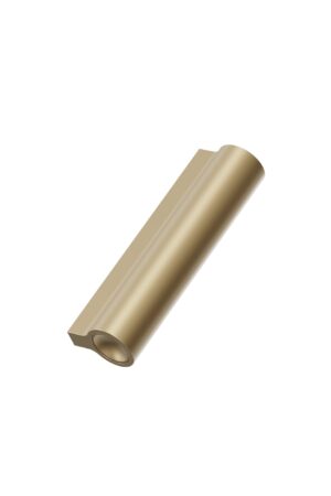 Uchwyt meblowy podłużny Lucente 64 Aluminiowy Złoty Matowy