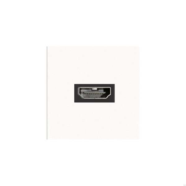 Moduł Gniazda HDMI do Euro Plate Standard Brytyjski – Biały (UK)