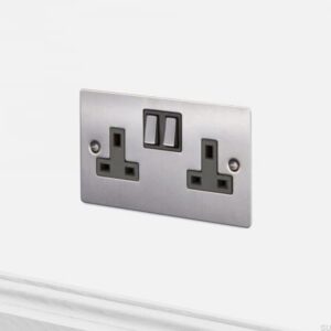 Moduł 13 Amp UK angielska wtyczka do Euro Plate – Czarny (UK)
