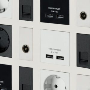 Moduł Gniazda HDMI do Euro Plate Standard Brytyjski – Czarny (UK)