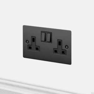 Moduł 5 Amp UK angielska wtyczka do Euro Plate – Biały (UK)