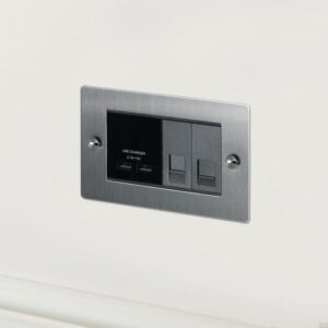 Moduł Gniazda BT Master do Euro Plate Standard Brytyjski – Biały (UK)
