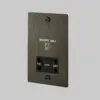 Gniazdo na golarkę Shaver 115V/230V Standard Brytyjski – Brązowy (UK)