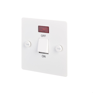 Włącznik dwubiegunowy Isolator 20A Standard Brytyjski – Biały (UK)