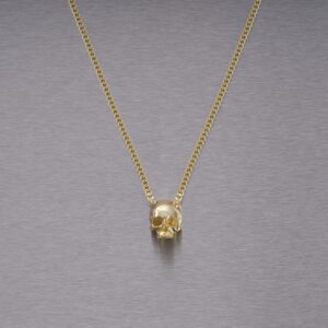 Naszyjnik Skull Travis Barker – Złoty