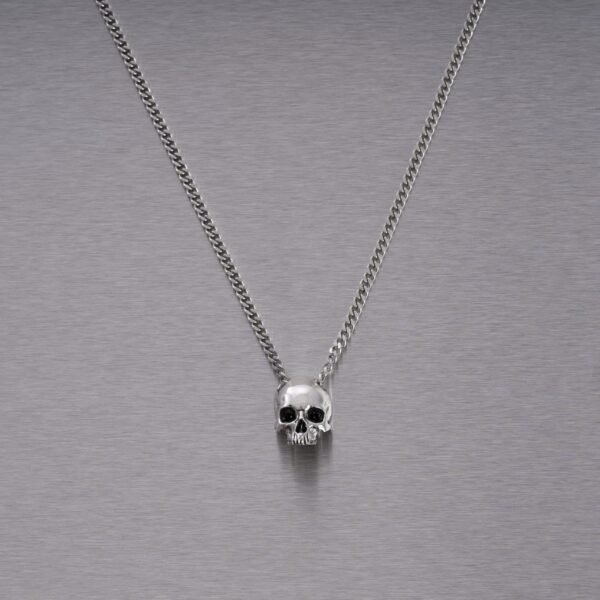 Naszyjnik Skull Travis Barker – Srebrny