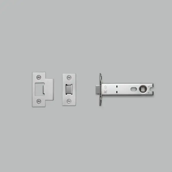 Zatrzask rurowy do klamki Latch 82 mm – Srebrny