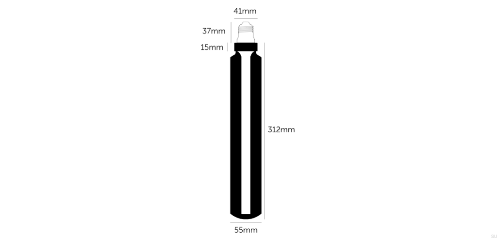 Żarówka Buster Bulb Tube kryształowa
