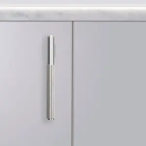 Uchwyt meblowy L-Bar Linear 125 – Srebrny
