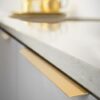 Uchwyt meblowy krawędziowy Blaze 2 2x160 Aluminiowy Złoty Szczotkowany